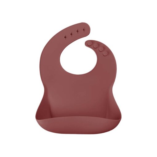 BasicBib-VelvetRose Minikoioi Basics Bib - Velvet Rose