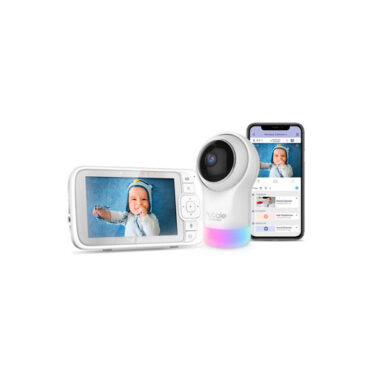 Hubble Connected Nursery Pal Glow+ 5'' Smart HD Baby Monitor with Night Light
