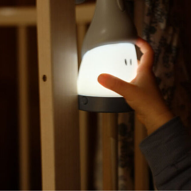 Beaba Pixie Torch 2-in-1 Movable Night Light - Pearl Blue