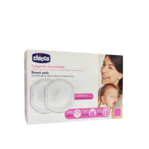 Chicco-BreastPadswithAntibacterialFabricWhite60Pcs