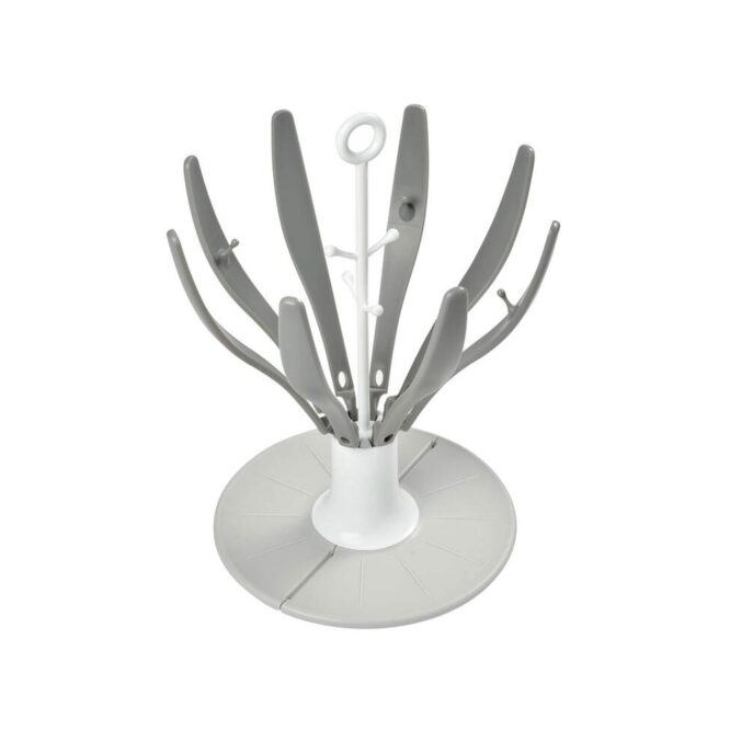 Beaba Flower Foldable Bottle Draining Rack - Gray