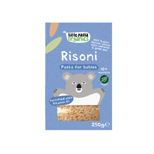 BabyPastaRedLentilPeaRisoni BabyPastaRedLentilPeaRisoni