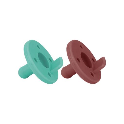 Minikoioi Basics Soother - Aqua Green / Velvet Rose - 2 Pcs