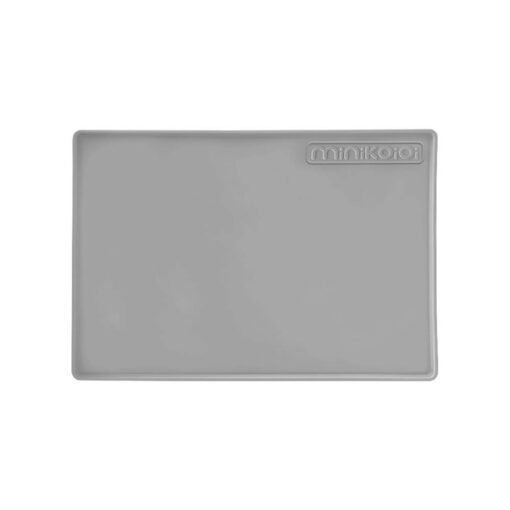 Minikoioi-Feeding-Mat-PowderGray Minikoioi Feeding Mat - Powder Gray