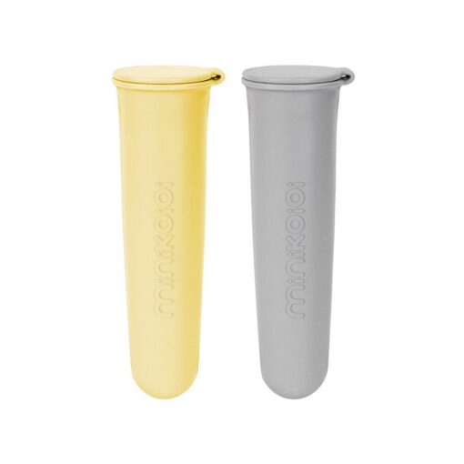 MiniKoioi-IcyPops-PowderGray-MellowYellow Minikoioi Icy Pops - Mellow Yellow / Powder Gray - 2 Pcs