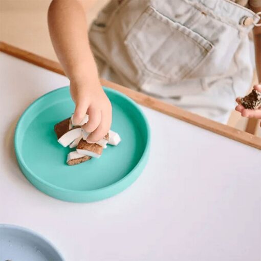 BasicsPlates-AquaGreen02 Minikoioi Basics Plate - Aqua Green