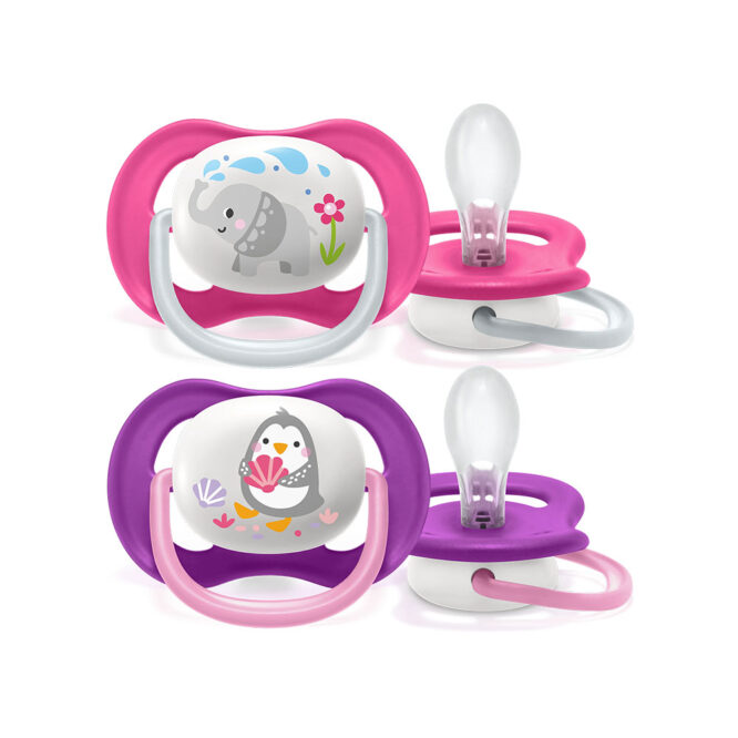 Philips Avent Ultra Air Pacifiers Animals (6-18m) Mix - 2 Pcs