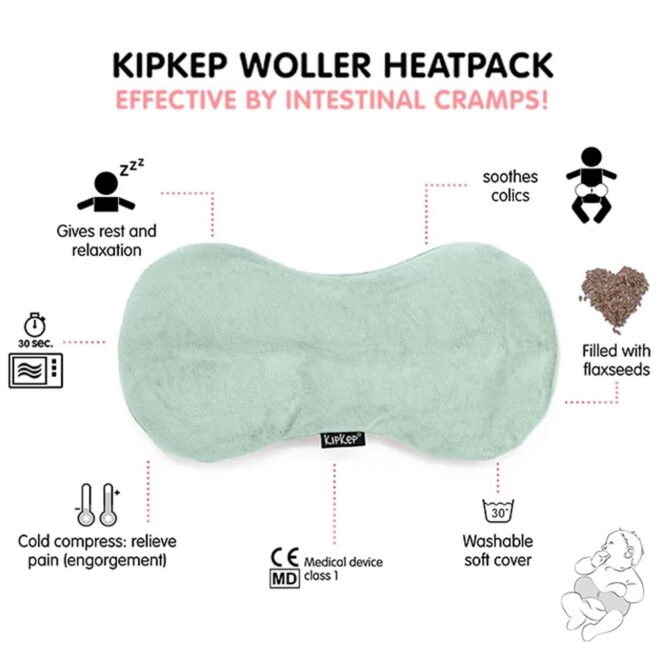 KipKep Woller Heat Pad - Pale Green