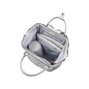 BabaBingManiVeganLeatherBackpackDoveGray4