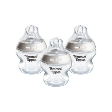 Tommee Tippee Closer to Nature Plastic Baby Bottles (0m+) 150ml - 3 Pack