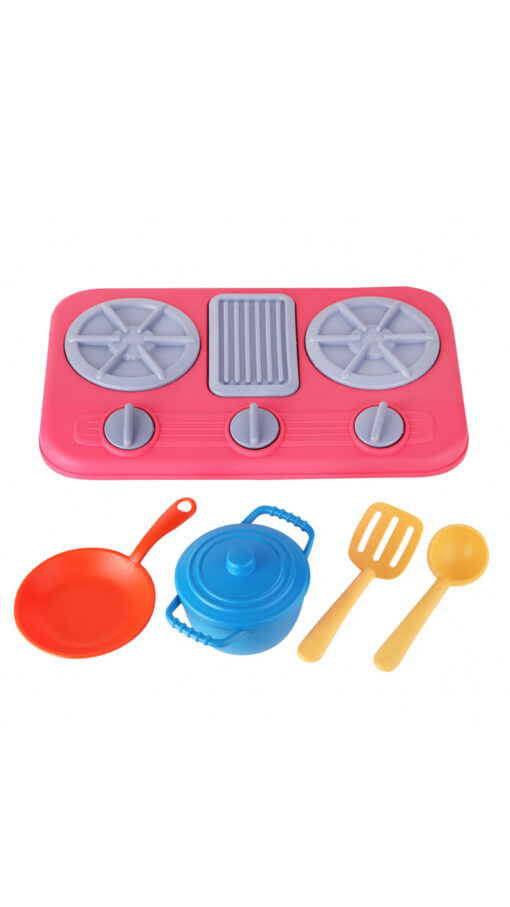 LetsBeChildKitchenSetDarkPink LetsBeChildKitchenSetDarkPink