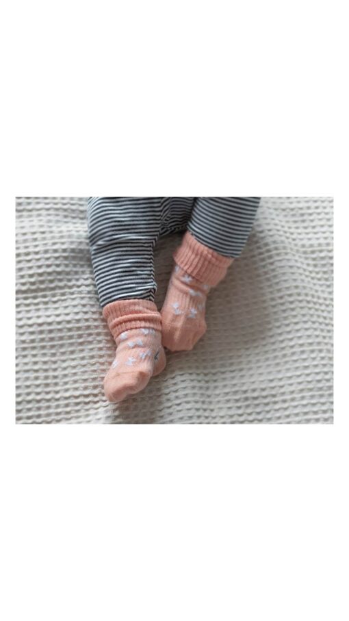 KipKepPartyPink KipKep Stay-on-Socks Dusty Coral & Sand - 2 Pairs