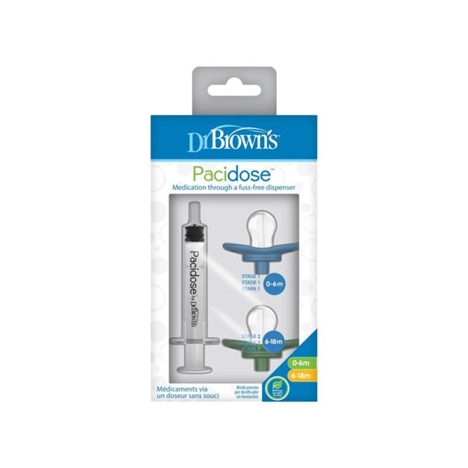 Dr. Brown's Pacidose Liquid Medicine Dispenser with Oral Syringe - 2 Pcs
