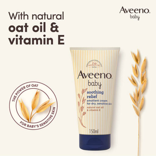 Aveeno-Baby-Soothing-Relief-Emollient-Cream-Unscented-150ml2 Aveeno Baby Soothing Relief Emollient Cream Unscented 150ml