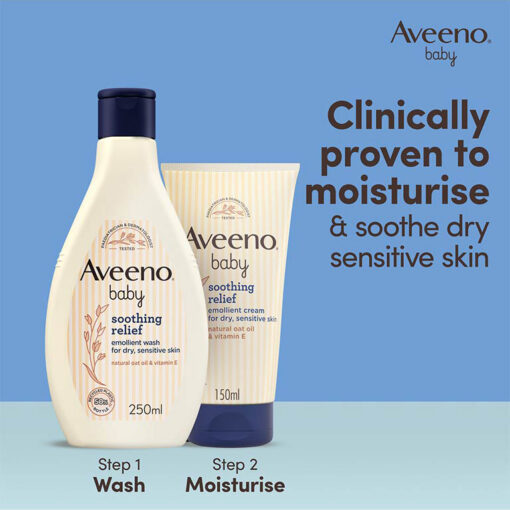 Aveeno-Baby-Soothing-Relief-Emollient-Cream-Unscented-150ml4 Aveeno Baby Soothing Relief Emollient Cream Unscented 150ml