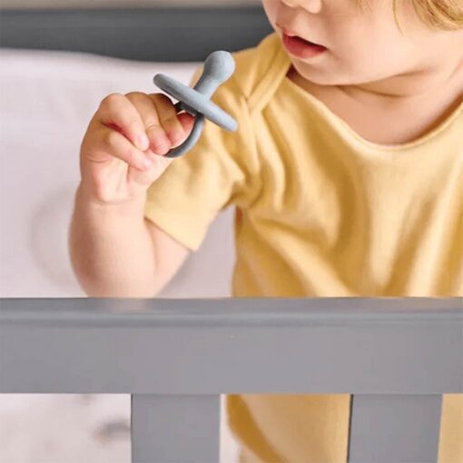 Binkee-Pacifiers-PowderGray02 Minikoioi Binkee Pacifier - Powder Gray
