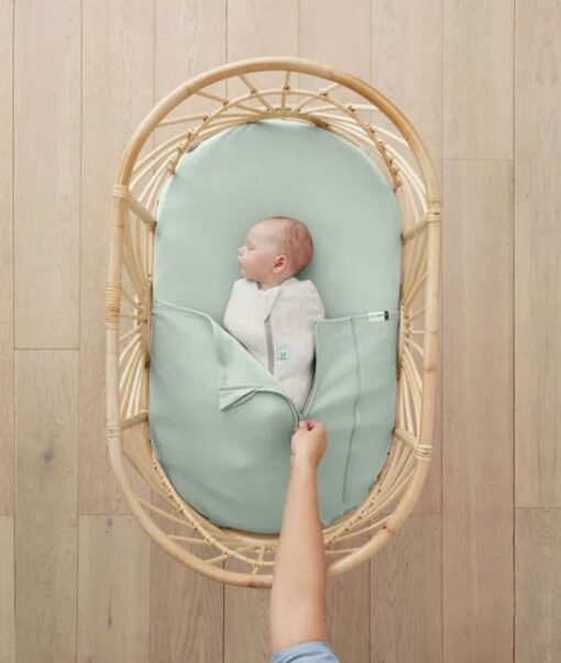 Ergopouch-Baby-Tuck-Sheet-Cot-Crib-Sage3 Ergopouch Baby Tuck Sheet Cot/Crib - Sage