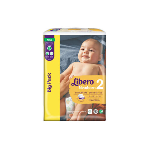 Libero Newborn Size 2 (3-6kg) – 86 Diapers Big Pack