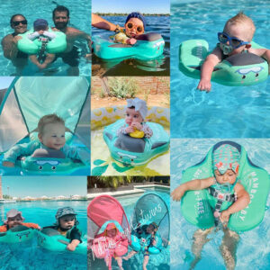 MambobabyChestFloatwithCanopywaterProofTeal