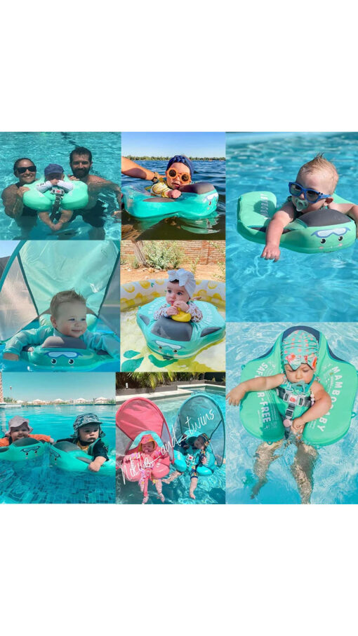 MambobabyChestFloatwithCanopywaterProofTeal MambobabyChestFloatwithCanopywaterProofTeal
