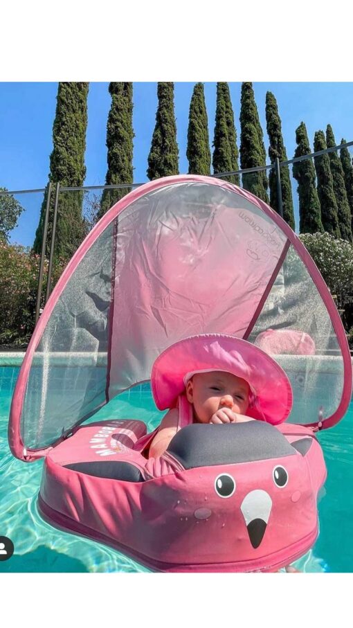 MambobabyChestFloatwithCanopywaterProofPink3 MambobabyChestFloatwithCanopywaterProofPink3