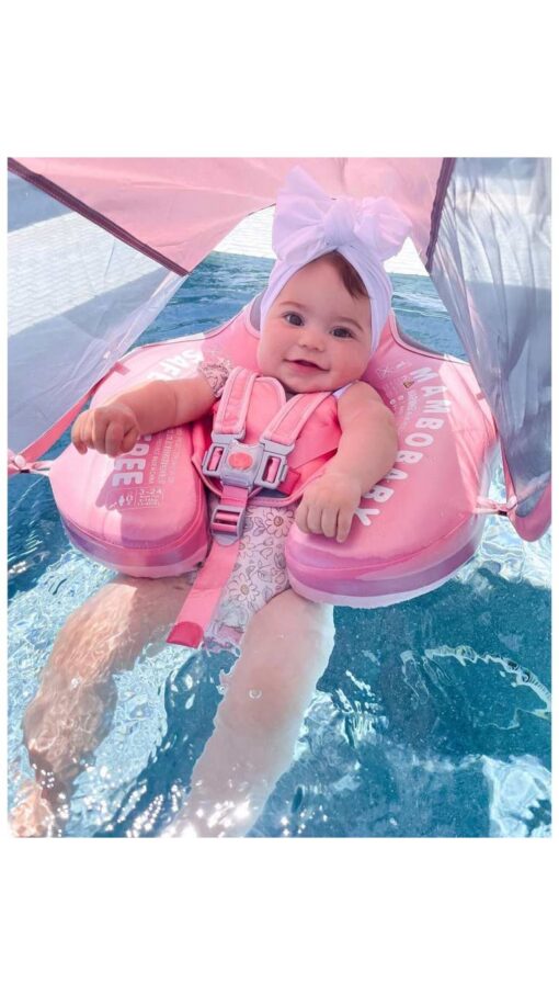 MambobabyChestFloatwithCanopywaterProofPink.jpg2 MambobabyChestFloatwithCanopywaterProofPink.jpg2
