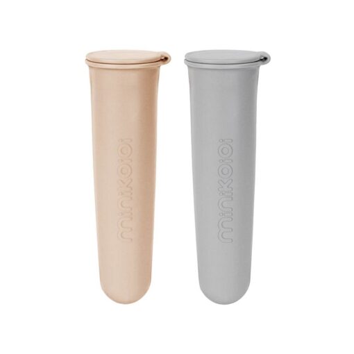 MiniKoioi-IcyPops-PowderGray-BubbleBeige Minikoioi Icy Pops - Powder Gray / Bubble Beige - 2 Pcs