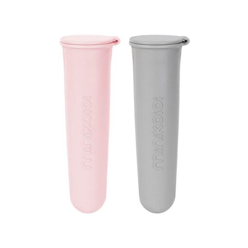 MiniKoioi-IcyPops-PowderGray-PinkyPink Minikoioi Icy Pops - Pinky Pink / Powder Gray - 2 Pcs