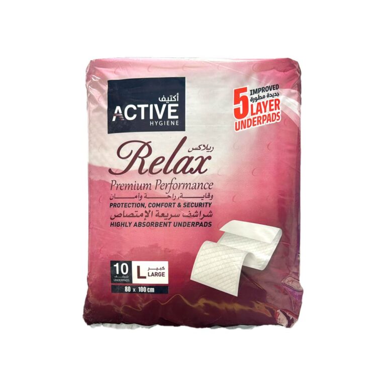Relax Premium Underpads Size Large - 10 Pcs
