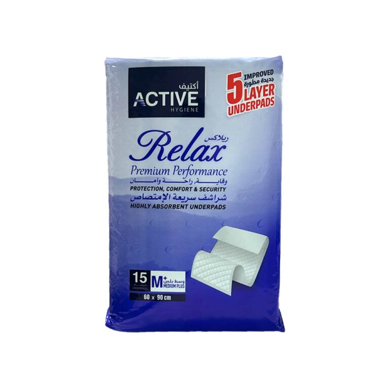 Relax Premium Underpads Size Medium - 15 Pads