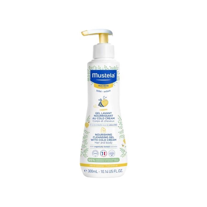 Mustela Baby Nourishing Cleansing Gel with Cold Cream & Beeswax 300ml