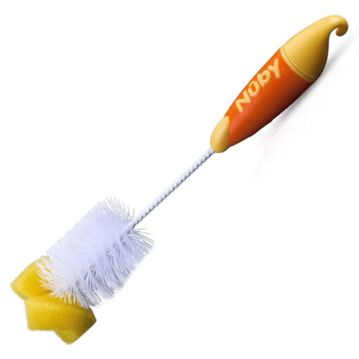 NubyBabyBottleNippleBrushYellow NubyBabyBottleNippleBrushYellow