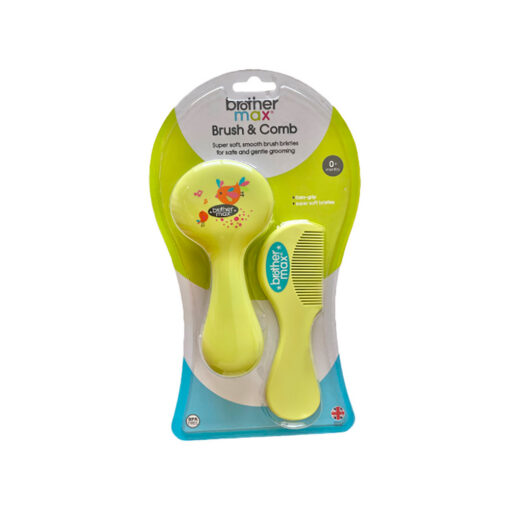 Brother-max---Super-Soft-Brush-&-Comb-2pcs-Set---Green