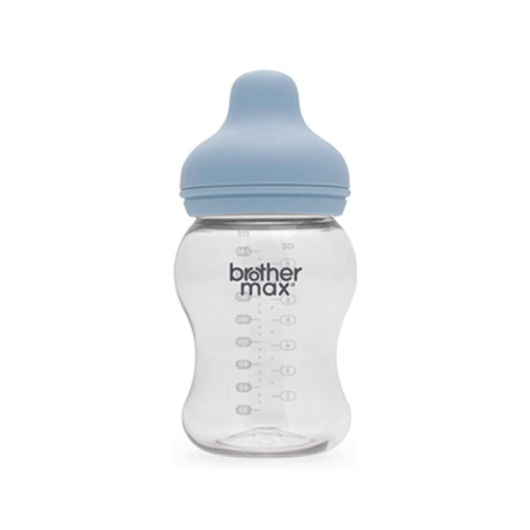 Brother-Max-Natural-Feel-Soft-Baby-Feeding-Bottle-blue