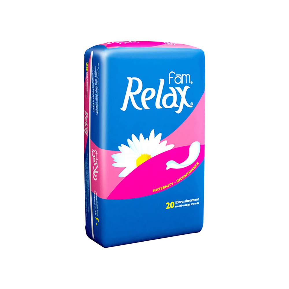 Fam Relax Natural Cotton Feel Maternity Sanitary Pads - 20 Pads