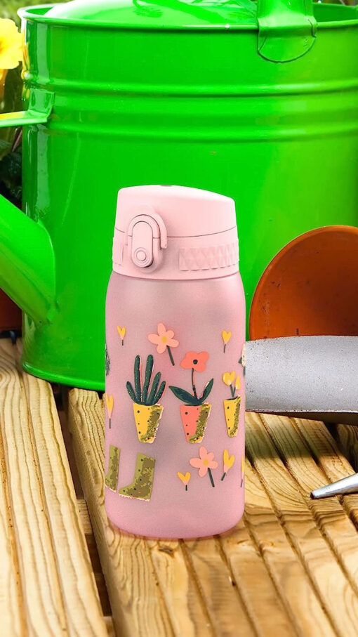 Ion8LeakProofSlimWaterBottleGardenDelight350ml Ion8LeakProofSlimWaterBottleGardenDelight350ml