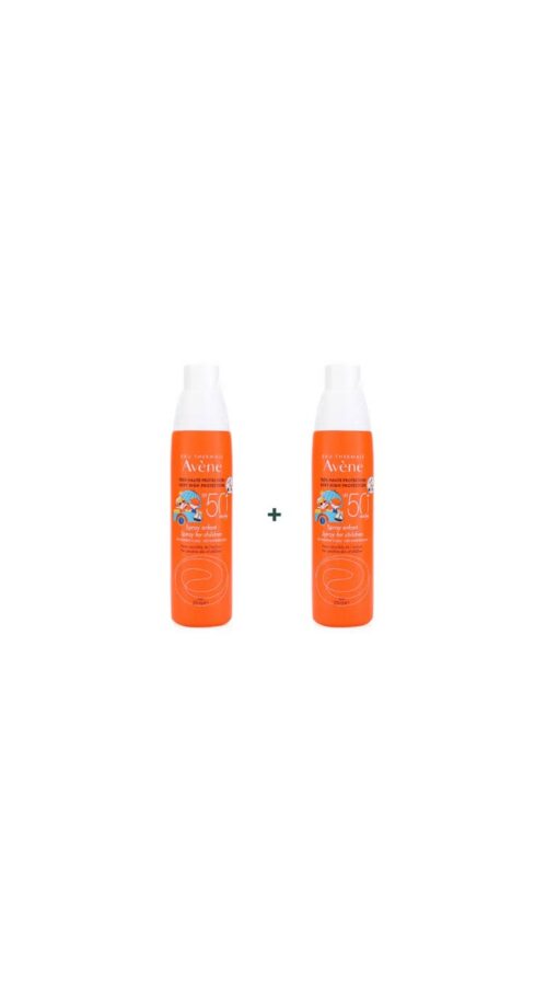 Avene Suncare SPF50+ for Children Spray 1+1 Free - 200ml Avene Suncare SPF50+ for Children Spray 1+1 Free - 200ml
