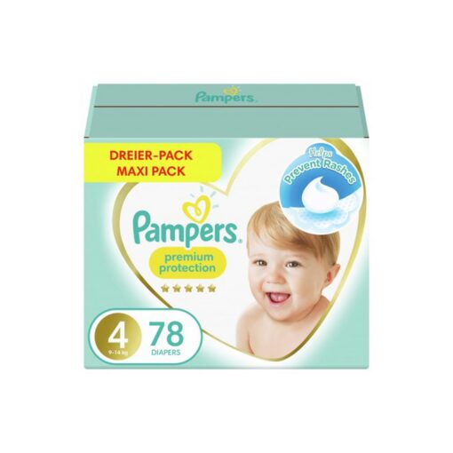 Pampers-Premium-Protection-Diapers-Size-4-(9-14kg)---78-Diapers-Maxi-Pack