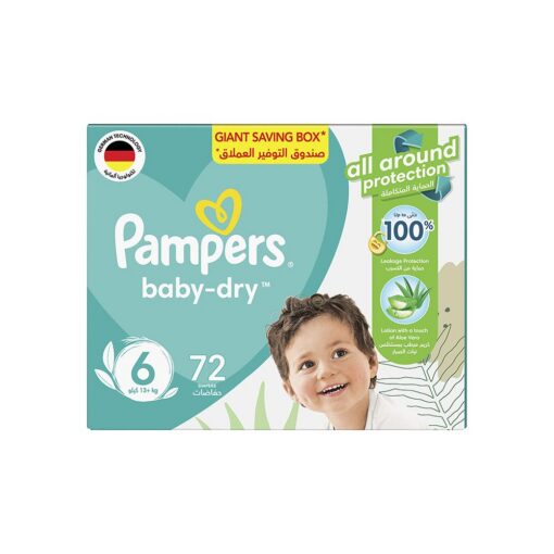 Pampers-Baby-Dry-Size-6-(13+kg)---72-Diapers-Giant-Saving-Box Pampers-Baby-Dry-Size-6-(13+kg)---72-Diapers-Giant-Saving-Box