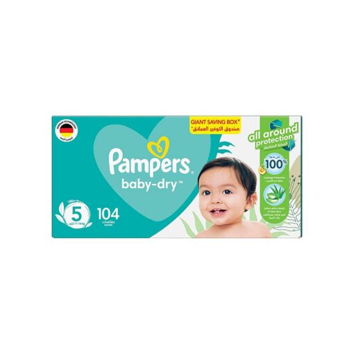 Pampers-Baby-Dry-Size-5-(11-16kg)---104-Diapers-Giant-Saving-Box