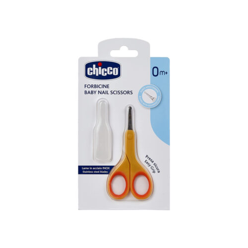 Chicco Baby Nail Scissors Orange • Yuehlia