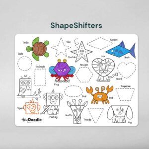 HeyDoodleShapeShiftersSiliconeMats2