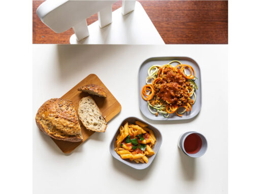 LittleLunchBoxCoBambooDinnerwareSetStoneGray LittleLunchBoxCoBambooDinnerwareSetStoneGray