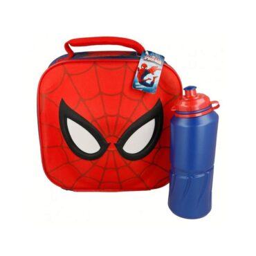 Stor 3D Insulated Bag with Sport Water Bottle - Spider-Man