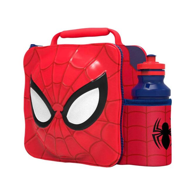 Stor 3D Insulated Bag with Sport Water Bottle - Spider-Man
