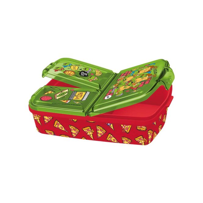 Stor Multi-Compartment Sandwich Box - Ninja Turtles