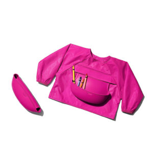 OxoTotSleevedRollUpBibTealPink5