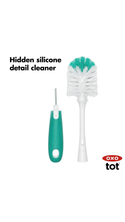 OxoTotBottleBrushWithStandTeal1 OxoTotBottleBrushWithStandTeal1