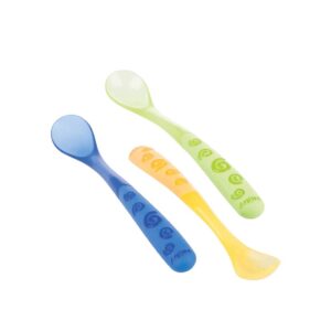 Nuby3SpoonYellowgreenBlue