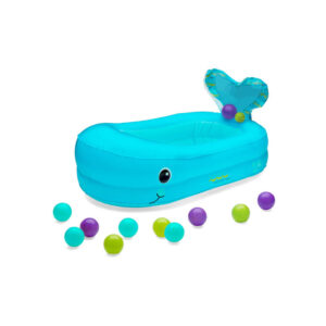InfantinoWhaleBubbleBathInflatableBathTubBlue